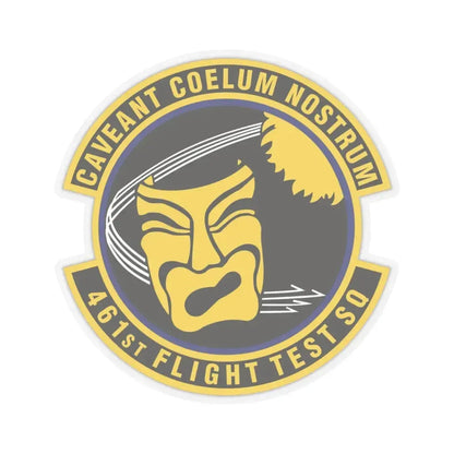 461st Flight Test Squadron (U.S. Air Force) STICKER Vinyl Kiss-Cut Decal 4 Inch Transparent - The Sticker Space