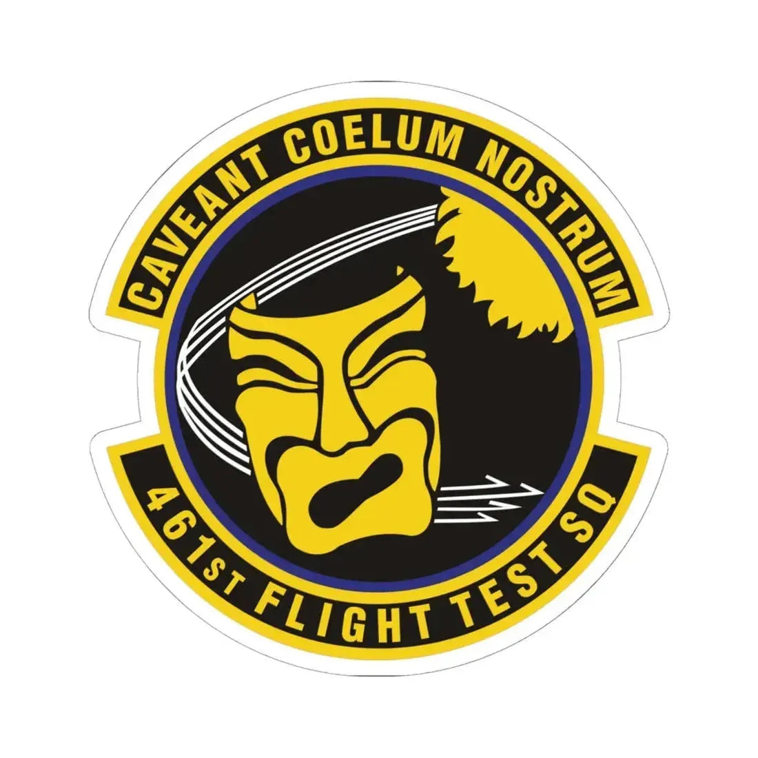 461st Flight Test Squadron (U.S. Air Force) STICKER Vinyl Kiss-Cut Decal 6 Inch White - The Sticker Space
