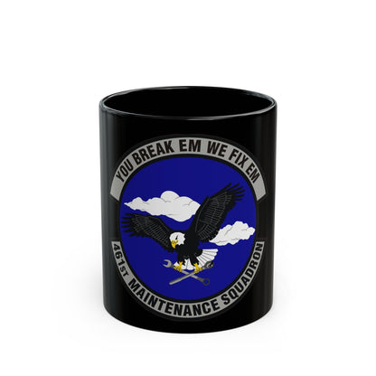 461st Maintenance Squadron (U.S. Air Force) Black Coffee Mug-11oz-The Sticker Space