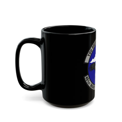 461st Maintenance Squadron (U.S. Air Force) Black Coffee Mug-The Sticker Space