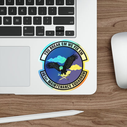 461st Maintenance Squadron (U.S. Air Force) Holographic STICKER Die-Cut Vinyl Decal-The Sticker Space