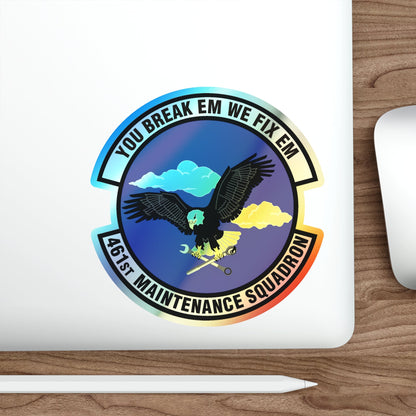 461st Maintenance Squadron (U.S. Air Force) Holographic STICKER Die-Cut Vinyl Decal-The Sticker Space