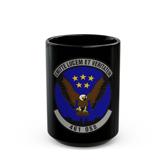 461st Operations Support Squadron (U.S. Air Force) Black Coffee Mug-15oz-The Sticker Space