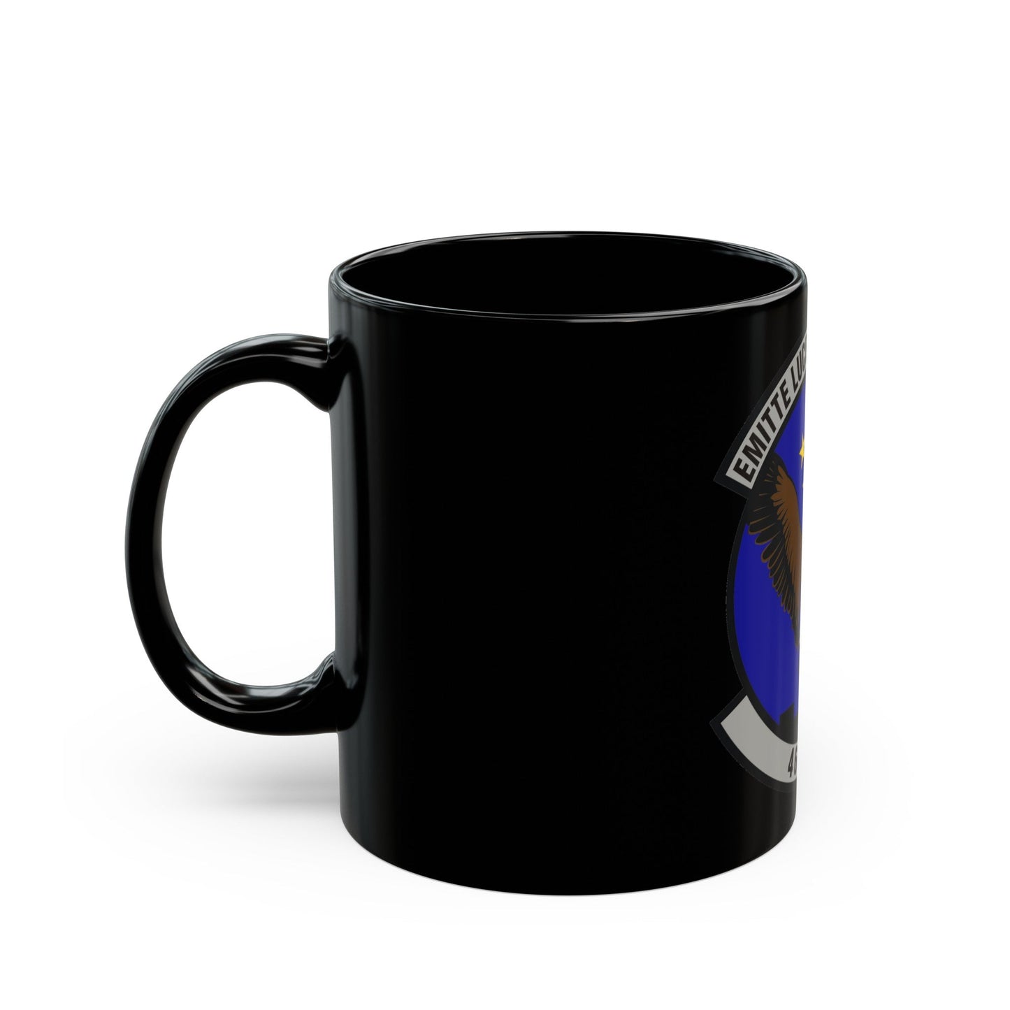 461st Operations Support Squadron (U.S. Air Force) Black Coffee Mug-The Sticker Space