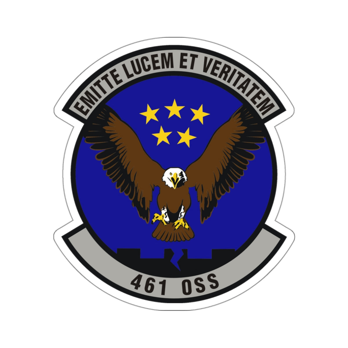 461st Operations Support Squadron (U.S. Air Force) STICKER Vinyl Die-Cut Decal-White-The Sticker Space