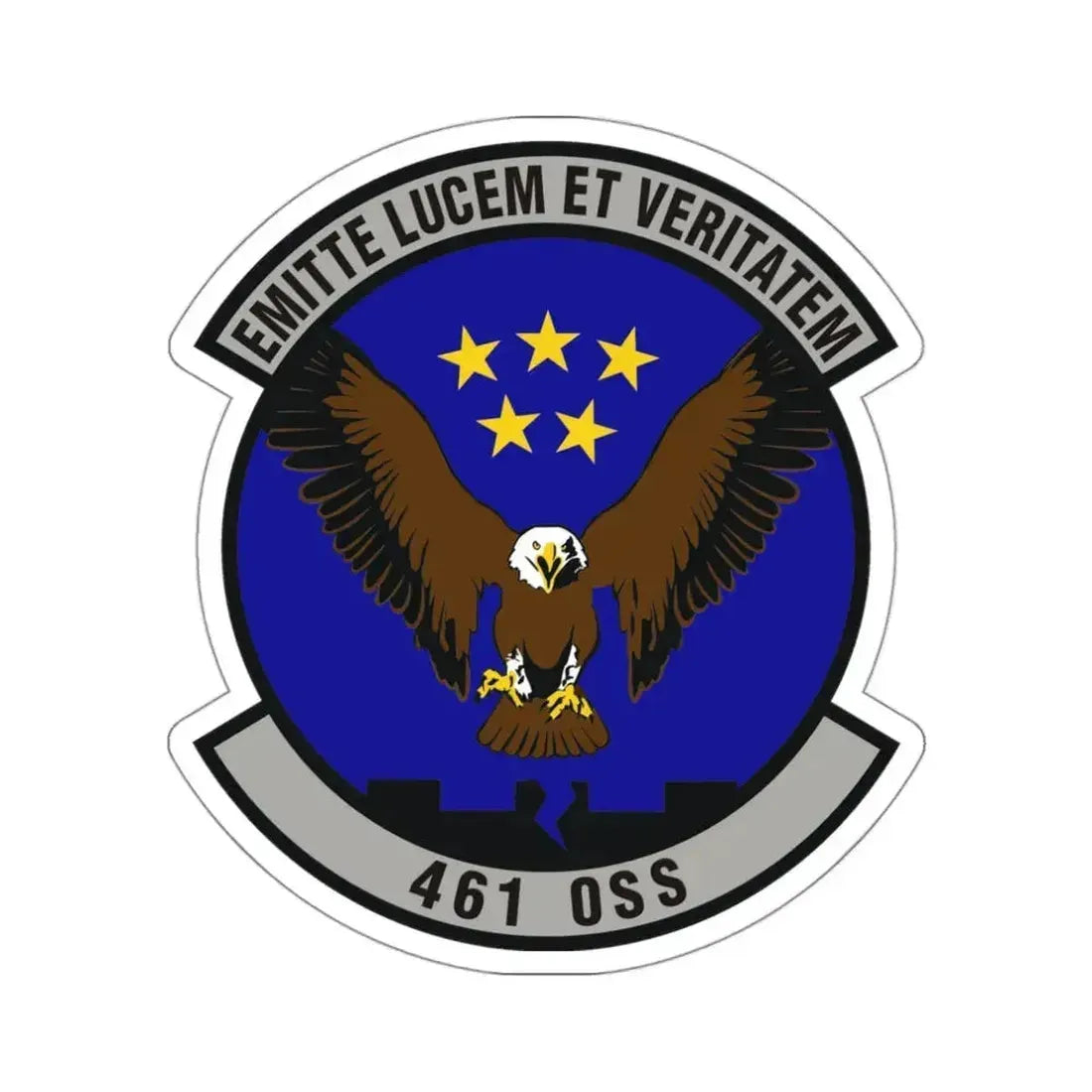 461st Operations Support Squadron (U.S. Air Force) STICKER Vinyl Die-Cut Decal 3 Inch - The Sticker Space