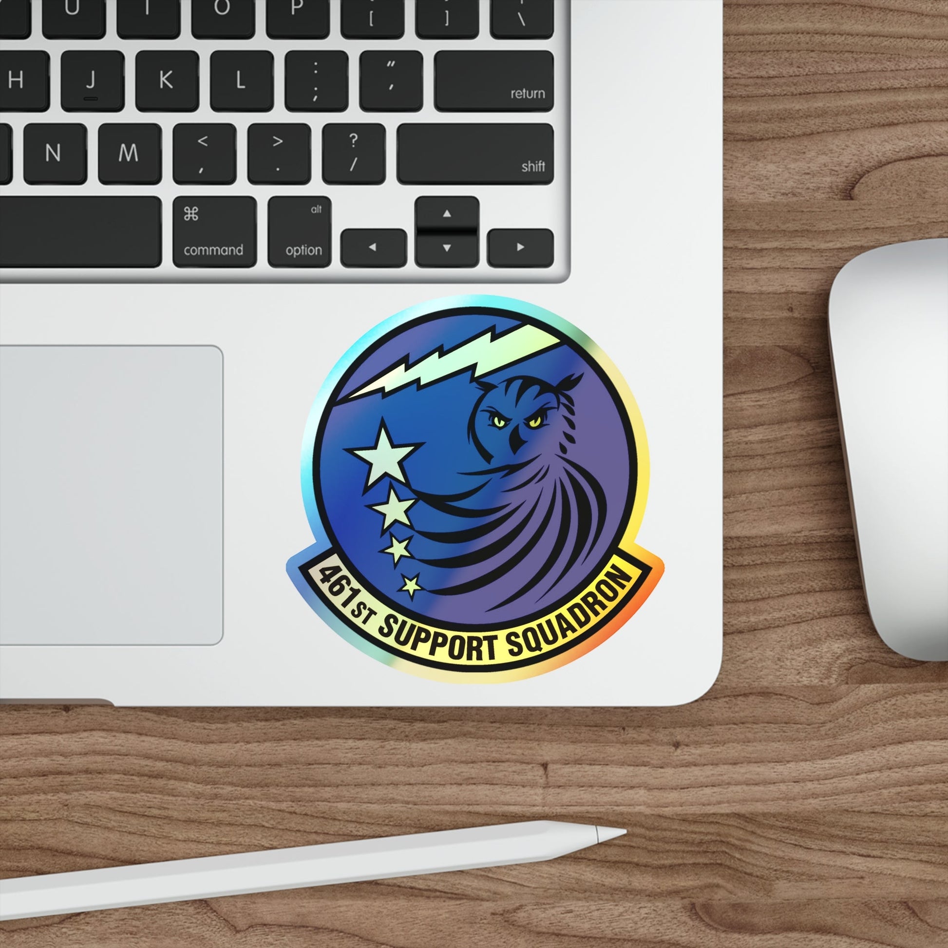 461st Support Squadron (U.S. Air Force) Holographic STICKER Die-Cut Vinyl Decal-The Sticker Space