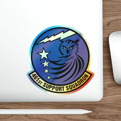 461st Support Squadron (U.S. Air Force) Holographic STICKER Die-Cut Vinyl Decal-The Sticker Space