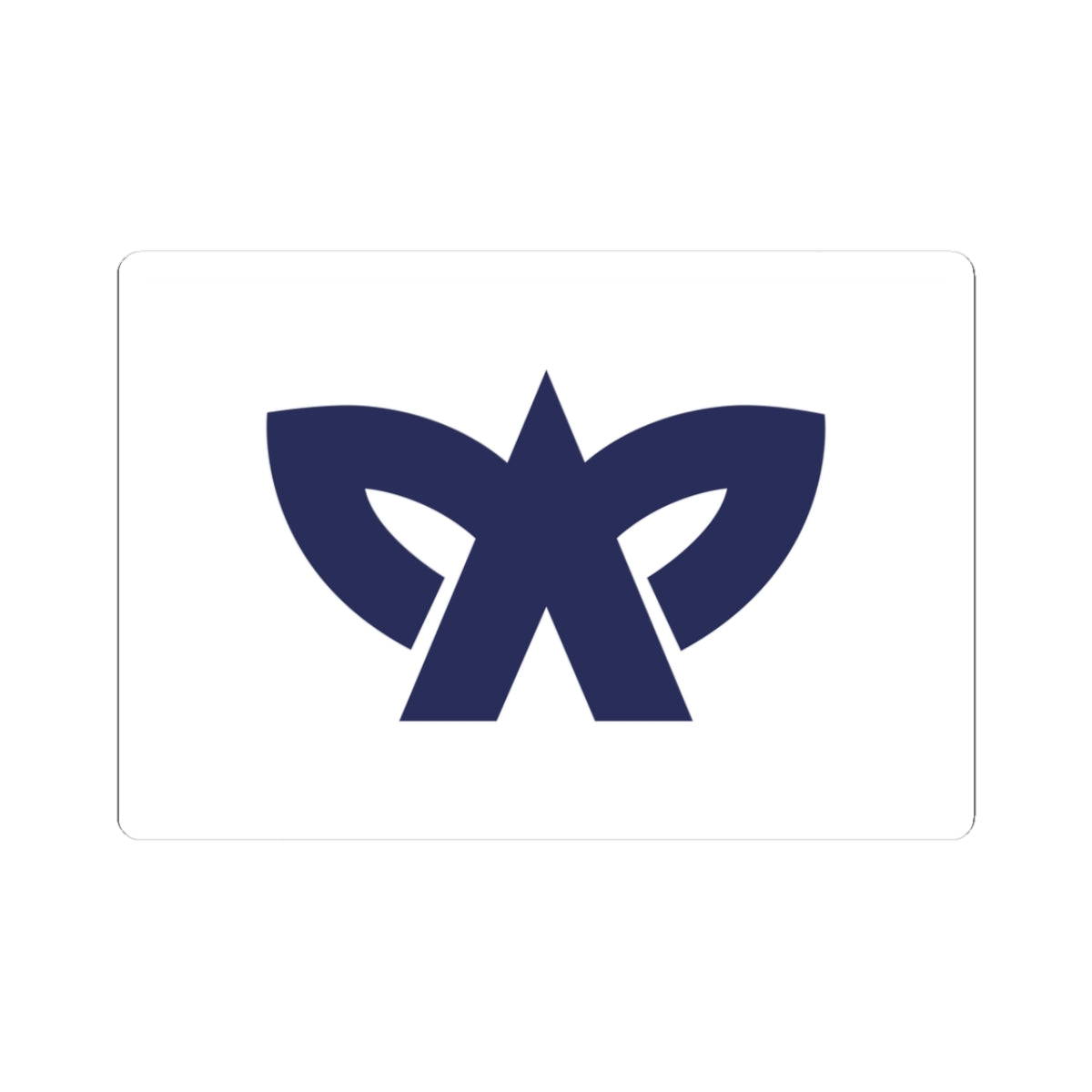 Flag of Okagaki Fukuoka (Japan) STICKER Vinyl Kiss-Cut Decal