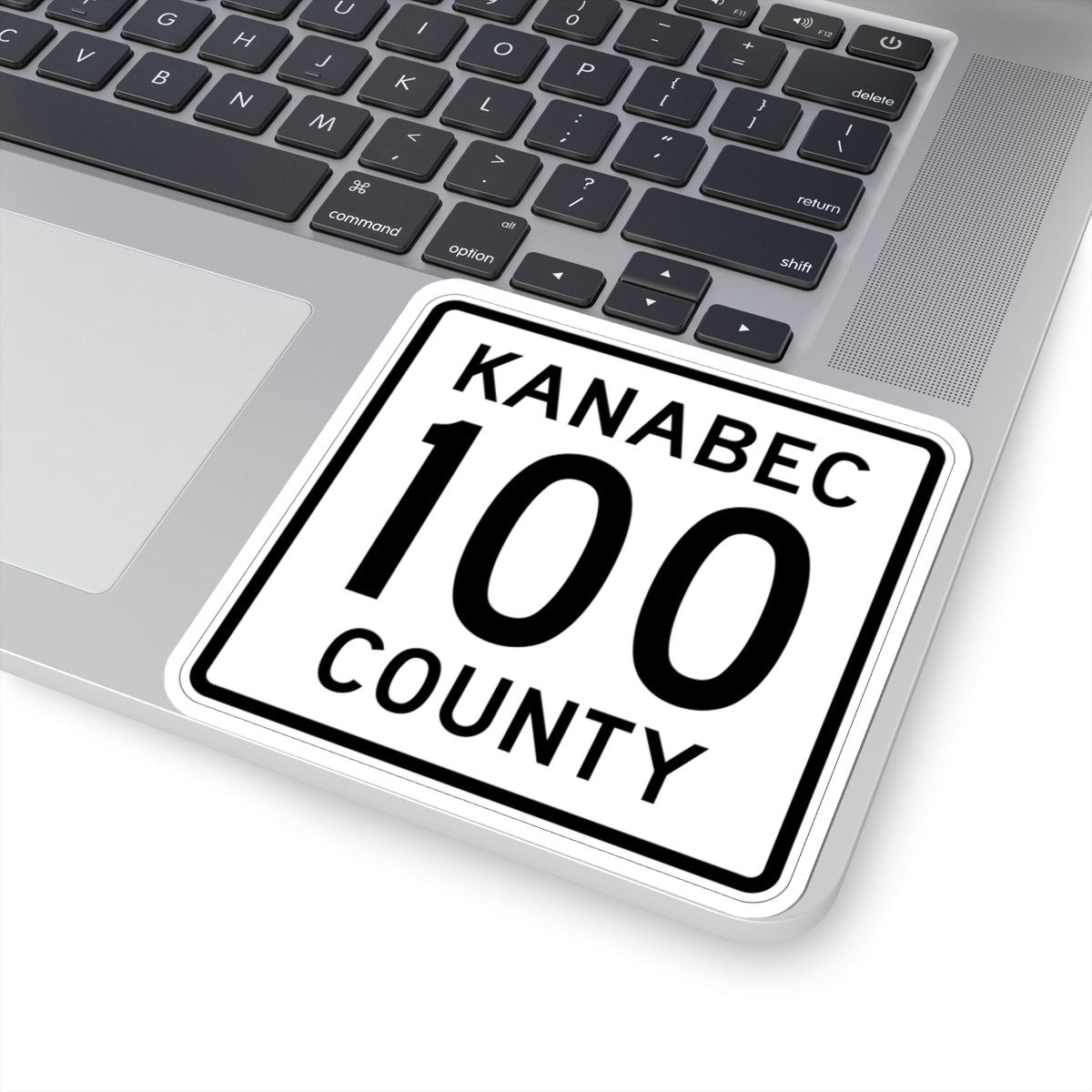 Kanabec County 100 MN (Minnesota) (Road Sign) STICKER Vinyl Kiss-Cut Decal