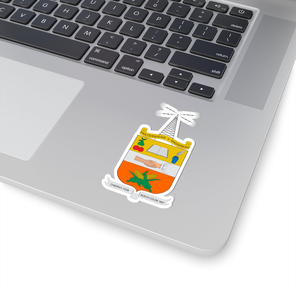 Escudo de Nuevo Colón (Colombia) (Coat of Arms) STICKER Vinyl Kiss-Cut Decal