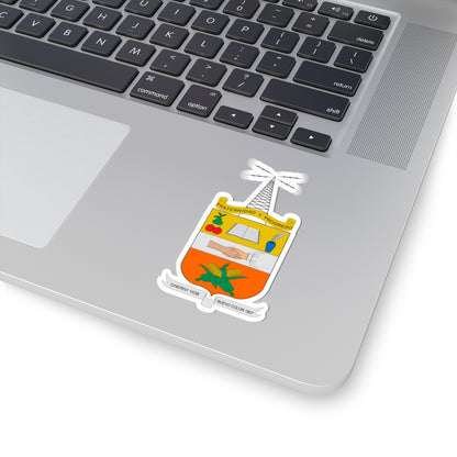 Escudo de Nuevo Colón (Colombia) (Coat of Arms) STICKER Vinyl Kiss-Cut Decal