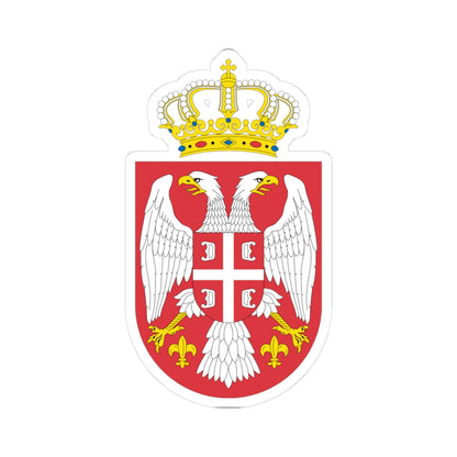 Coat of arms of Serbia small (2004 - 2010) - STICKER Vinyl Kiss-Cut Decal