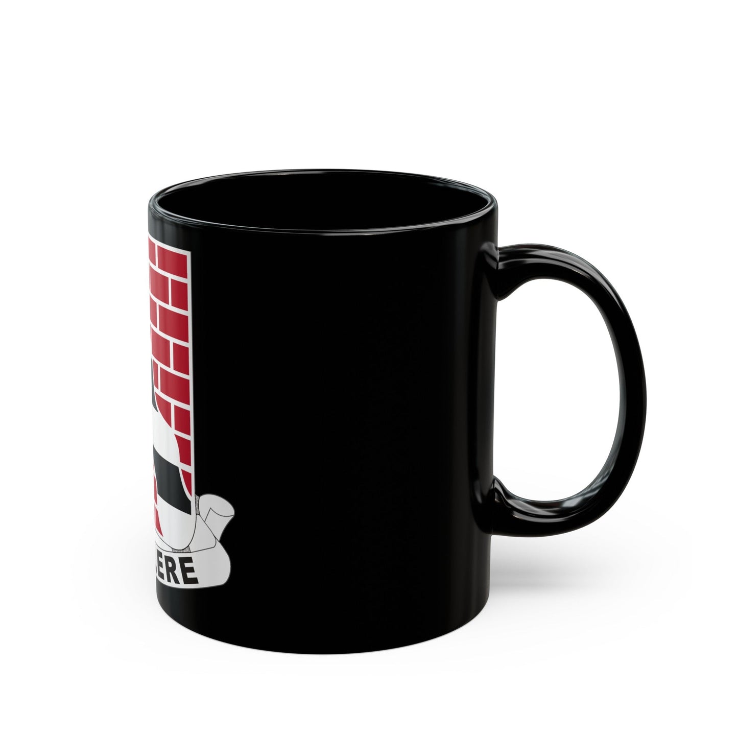 463 Engineer Battalion (U.S. Army) Black Coffee Mug-The Sticker Space