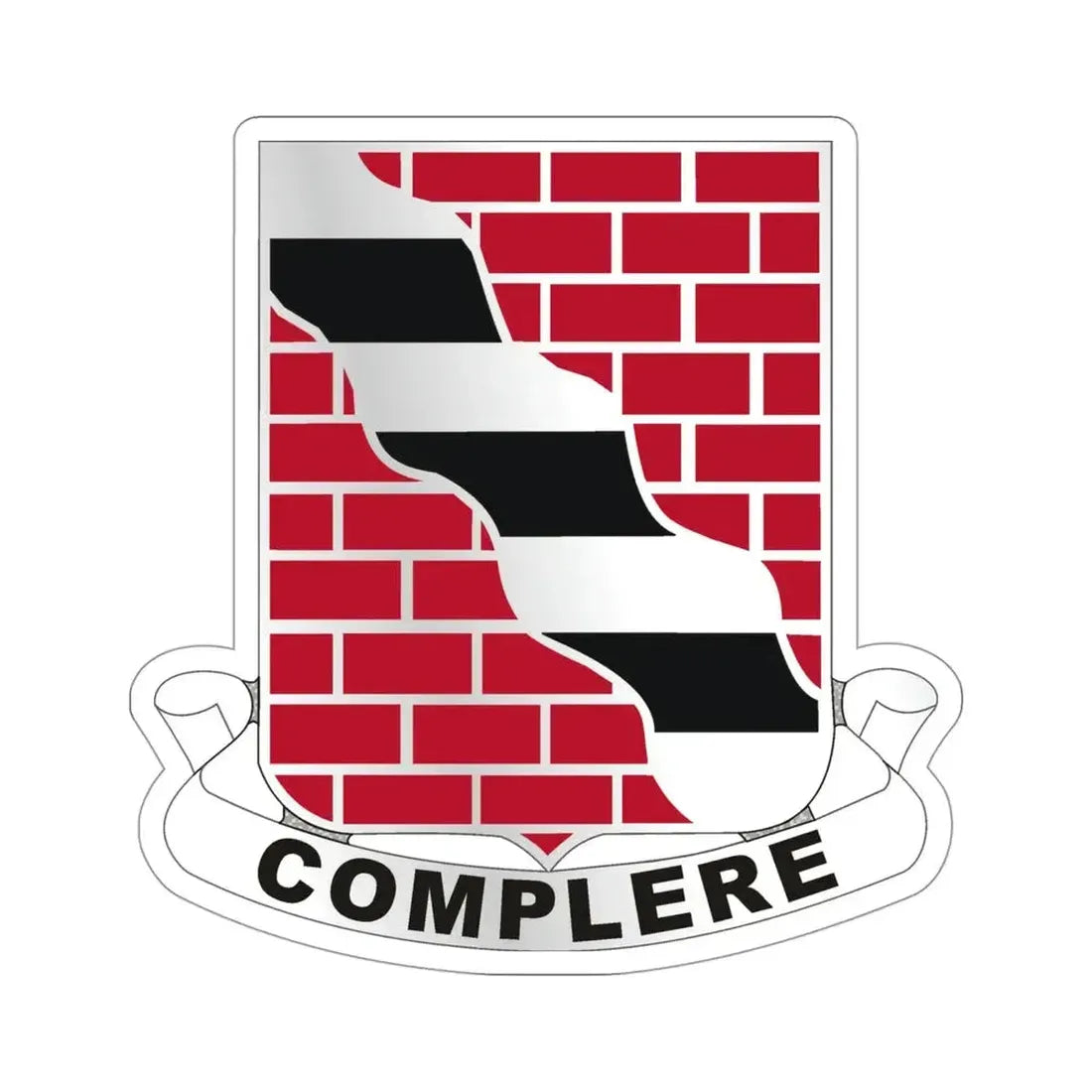 463 Engineer Battalion (U.S. Army) STICKER Vinyl Die-Cut Decal 4 Inch - The Sticker Space