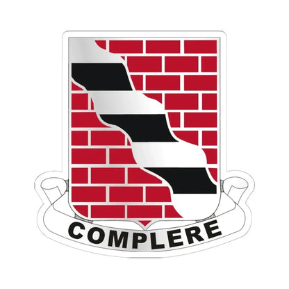 463 Engineer Battalion (U.S. Army) STICKER Vinyl Kiss-Cut Decal 6 Inch White - The Sticker Space