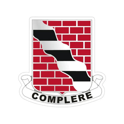 463 Engineer Battalion (U.S. Army) Transparent STICKER Die-Cut Vinyl Decal 6 Inch - The Sticker Space