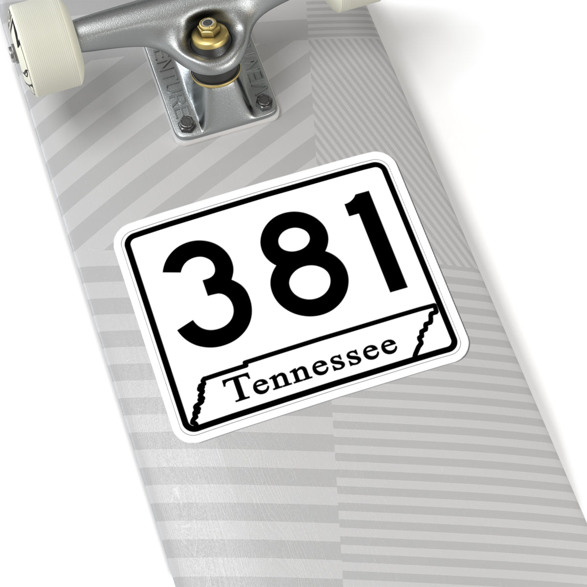 Tennessee 381 (Tennessee) (Road Sign) STICKER Vinyl Kiss-Cut Decal