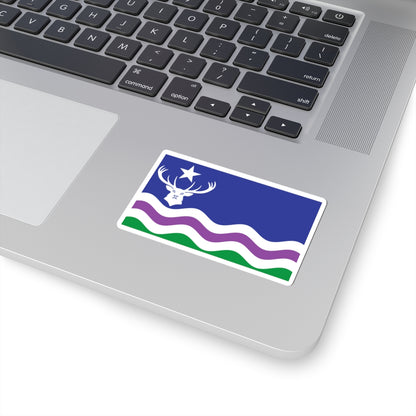 Exmoor Flag (England) STICKER Vinyl Kiss-Cut Decal
