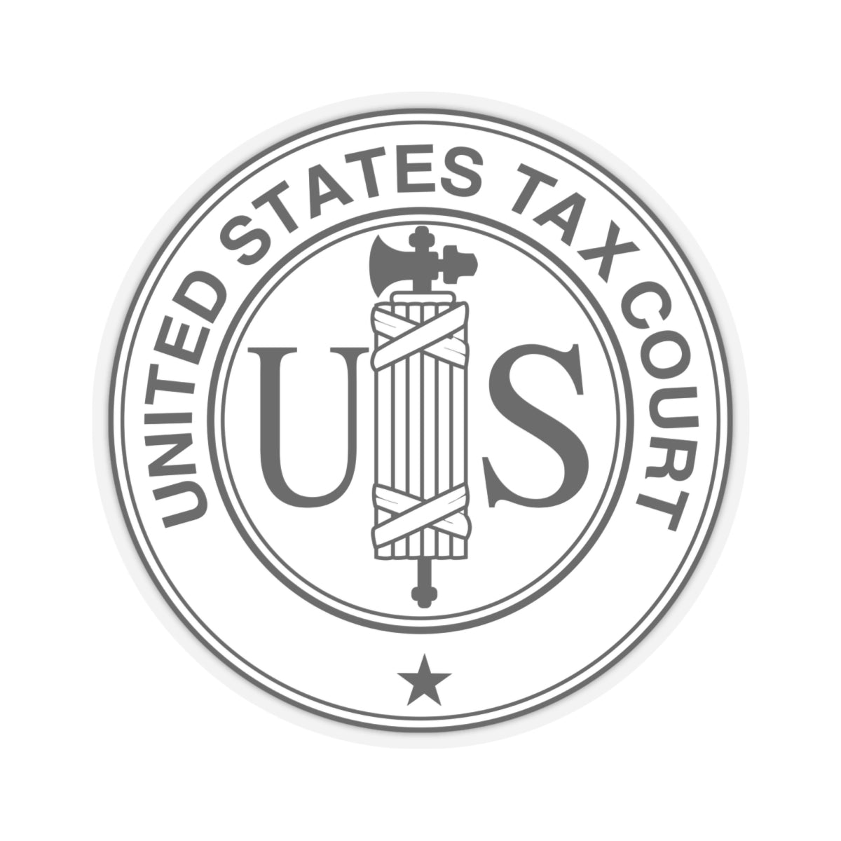 Seal of the United States Tax Court - STICKER Vinyl Kiss-Cut Decal