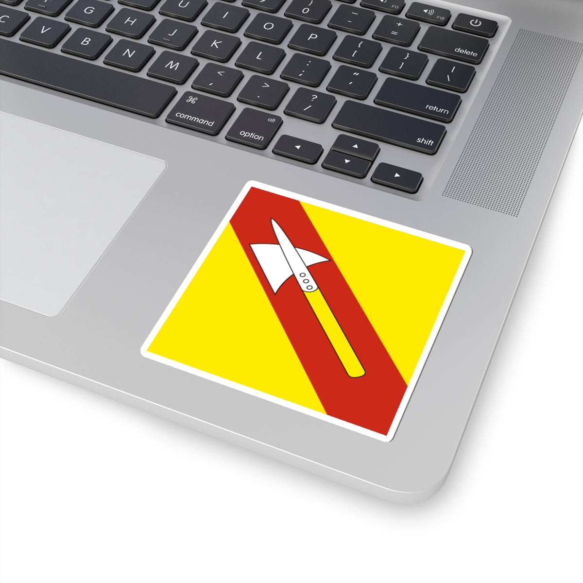 CHE Schlatt-Haslen Flag (Switzerland) STICKER Vinyl Kiss-Cut Decal