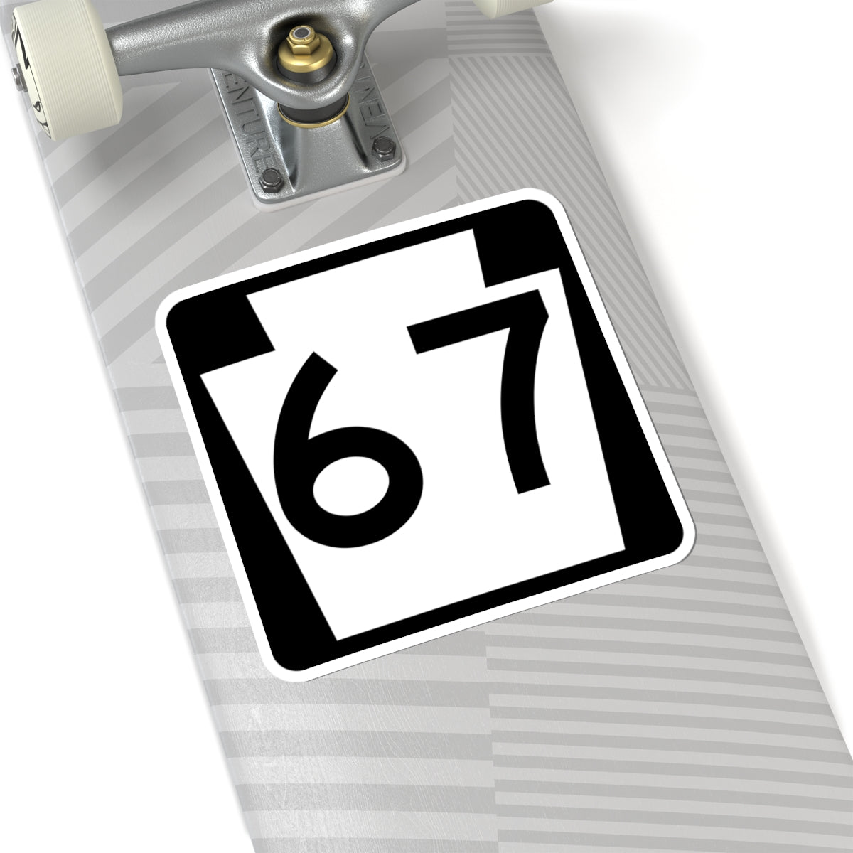 PA-67 (Pennsylvania) (Road Sign) STICKER Vinyl Kiss-Cut Decal