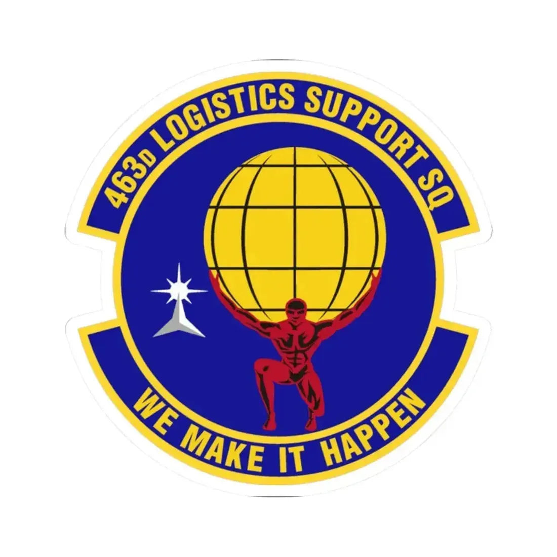 463d Logistics Support Squadron (U.S. Air Force) STICKER Vinyl Kiss-Cut Decal - The Sticker Space