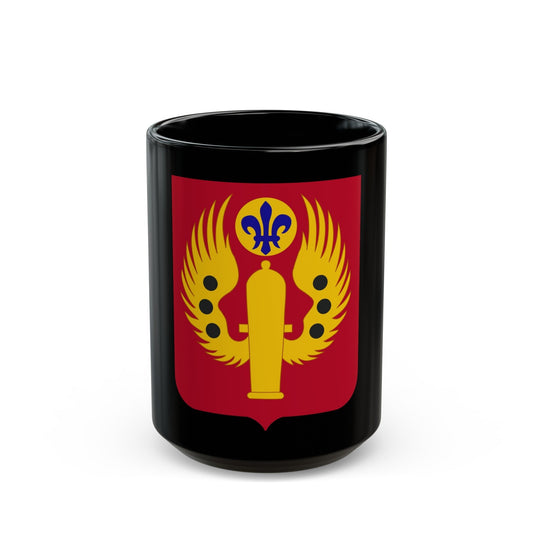 463rd Airborne Field Artillery Battalion 2 (U.S. Army) Black Coffee Mug-15oz-The Sticker Space