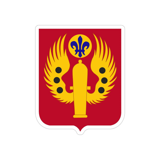 463rd Airborne Field Artillery Battalion 2 (U.S. Army) REVERSE PRINT Transparent STICKER-6" × 6"-The Sticker Space