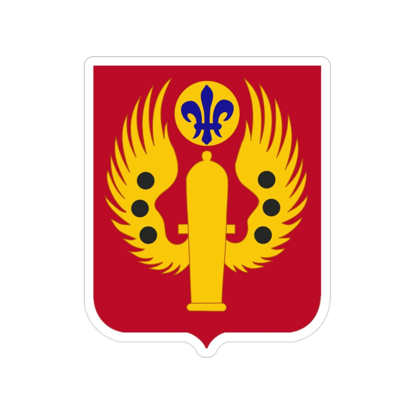 463rd Airborne Field Artillery Battalion 2 (U.S. Army) Transparent STICKER Die-Cut Vinyl Decal-2 Inch-The Sticker Space