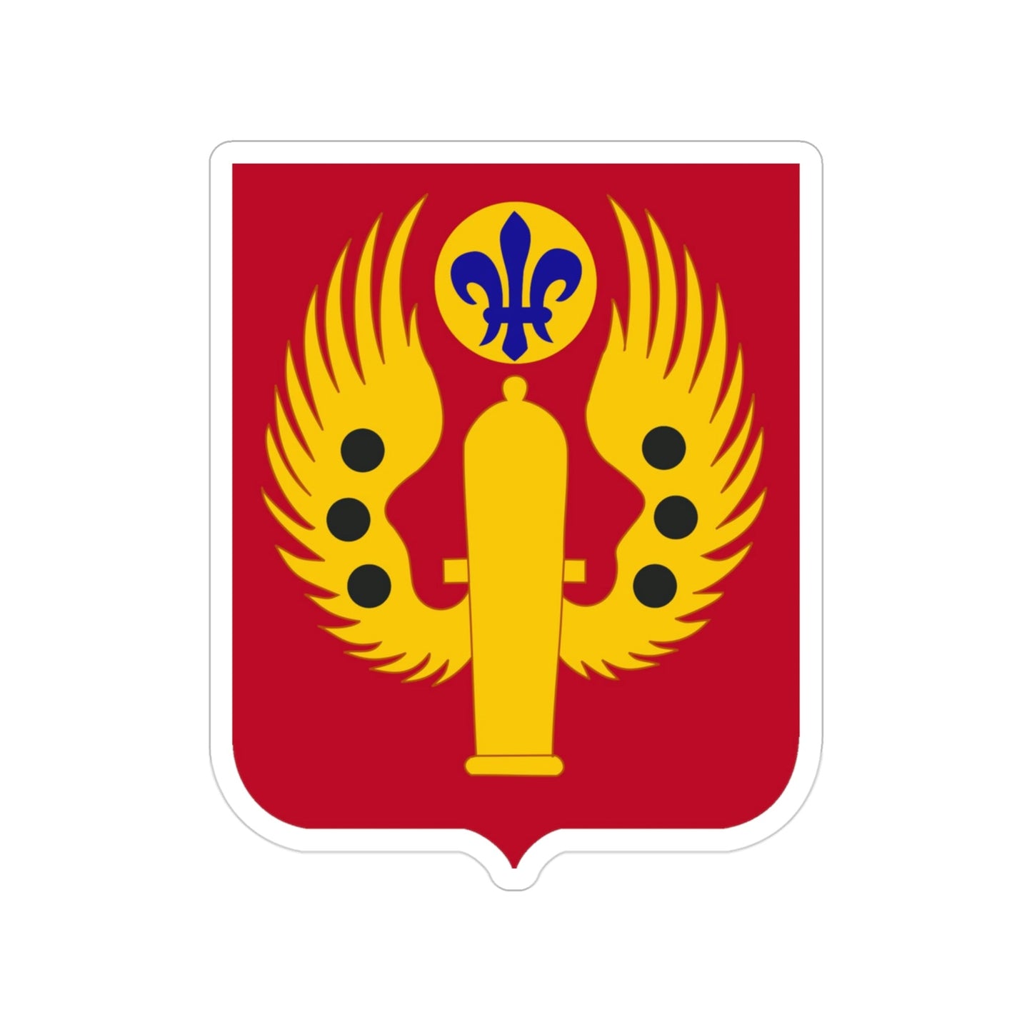 463rd Airborne Field Artillery Battalion 2 (U.S. Army) Transparent STICKER Die-Cut Vinyl Decal-3 Inch-The Sticker Space