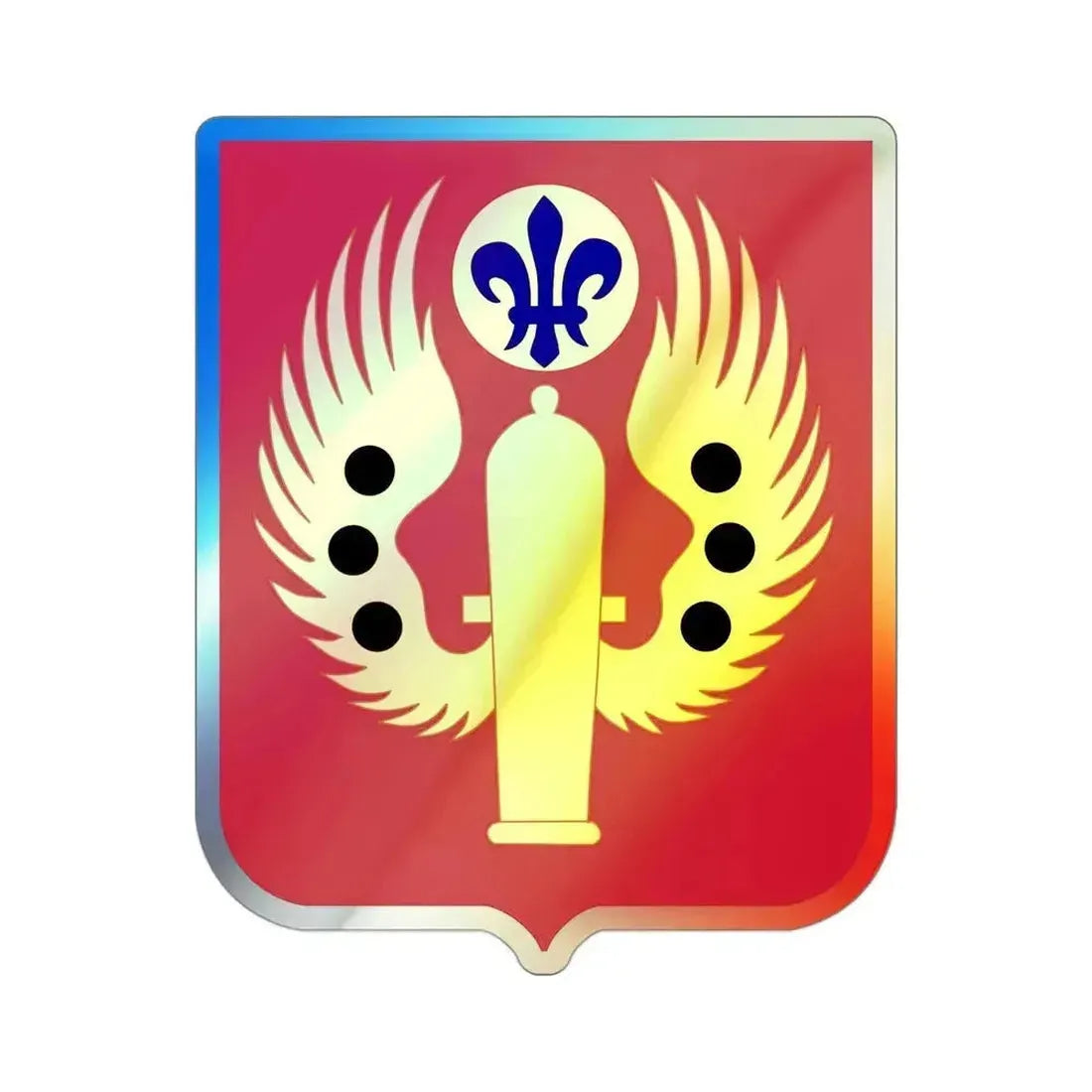 463rd Airborne Field Artillery Battalion 2 (U.S. Army) Holographic STICKER Die-Cut Vinyl Decal 3 Inch Holographic - The Sticker Space