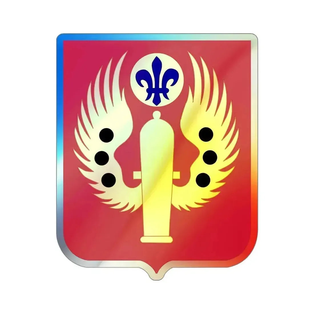 463rd Airborne Field Artillery Battalion 2 (U.S. Army) Holographic STICKER Die-Cut Vinyl Decal 4 Inch Holographic - The Sticker Space