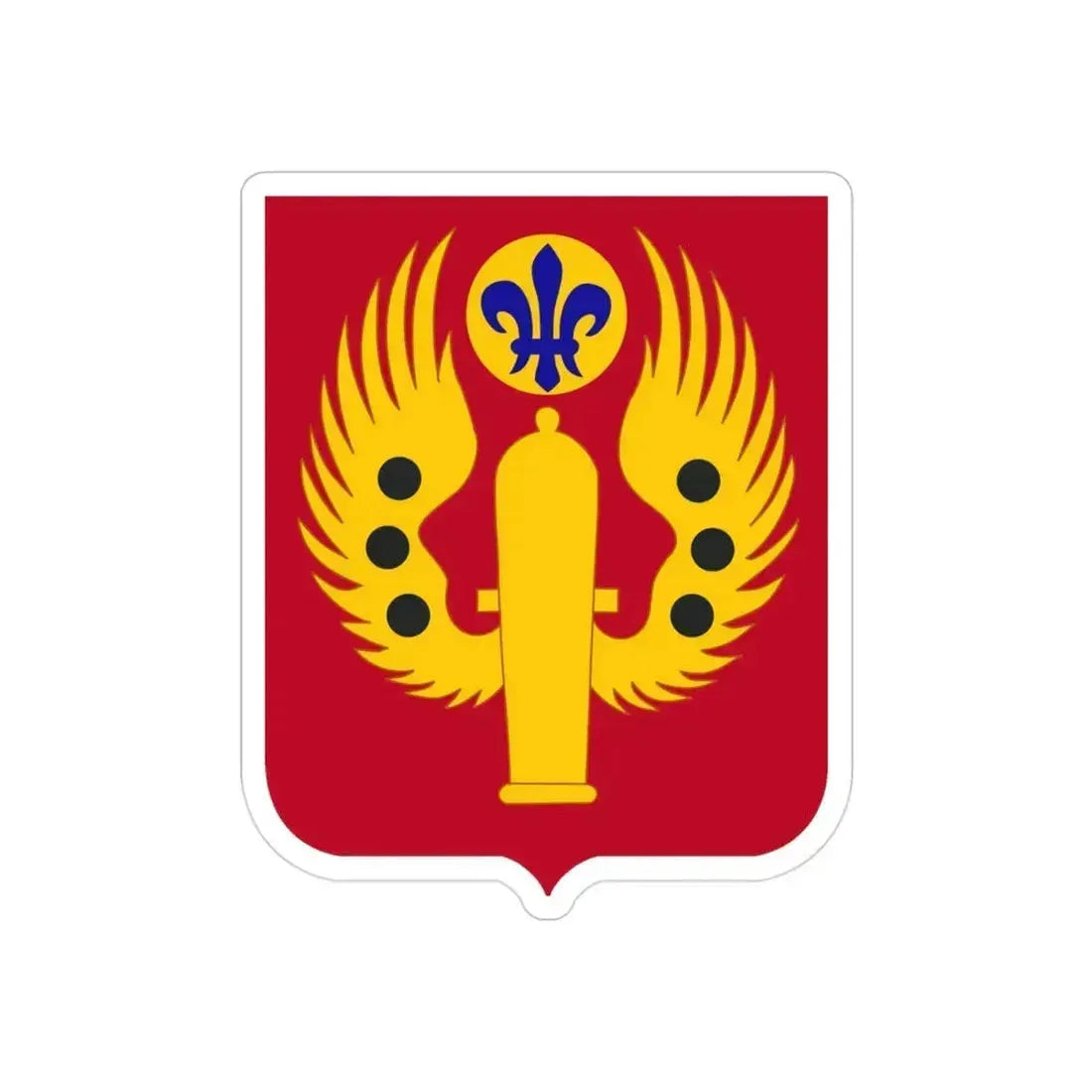 463rd Airborne Field Artillery Battalion 2 (U.S. Army) REVERSE PRINT Transparent Die-Cut STICKER 3 Inch Die-Cut Transparent - The Sticker Space