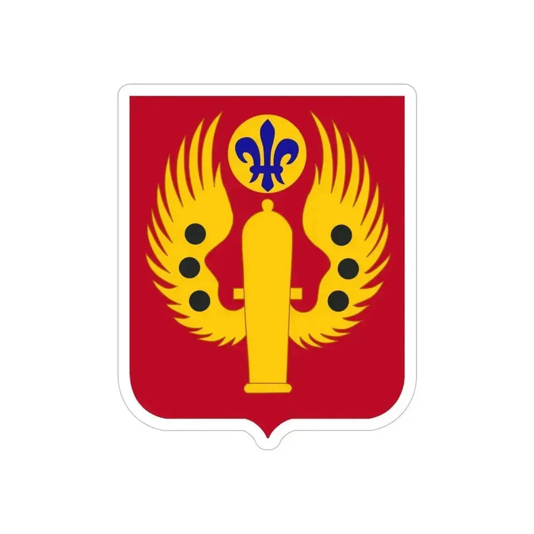 463rd Airborne Field Artillery Battalion 2 (U.S. Army) REVERSE PRINT Transparent Die-Cut STICKER 6 Inch Die-Cut Transparent - The Sticker Space