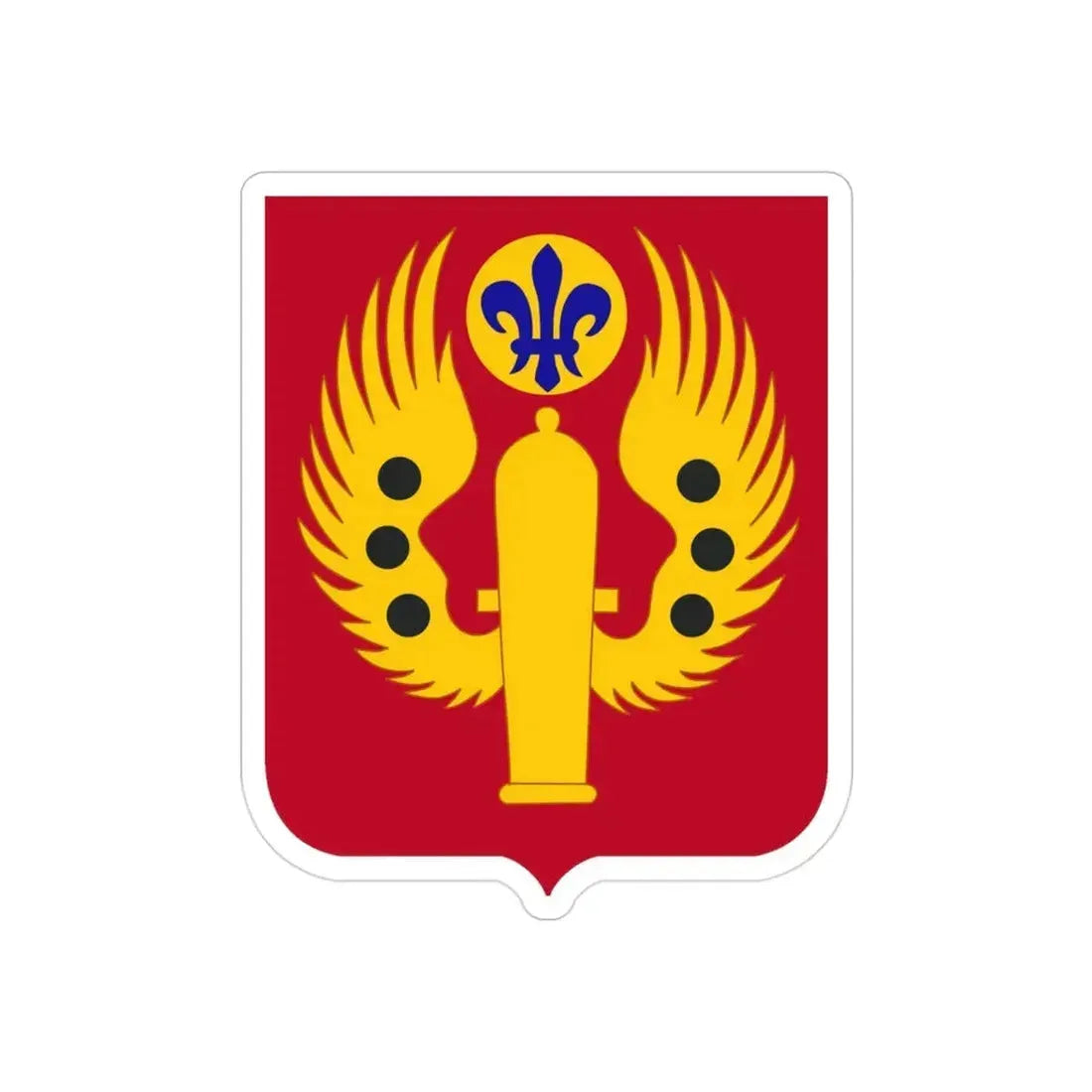 463rd Airborne Field Artillery Battalion 2 (U.S. Army) REVERSE PRINT Transparent Die-Cut STICKER - The Sticker Space