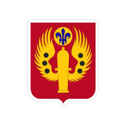 463rd Airborne Field Artillery Battalion 2 (U.S. Army) REVERSE PRINT Transparent Die-Cut STICKER - The Sticker Space