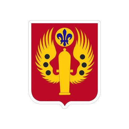463rd Airborne Field Artillery Battalion 2 (U.S. Army) REVERSE PRINT Transparent Die-Cut STICKER - The Sticker Space