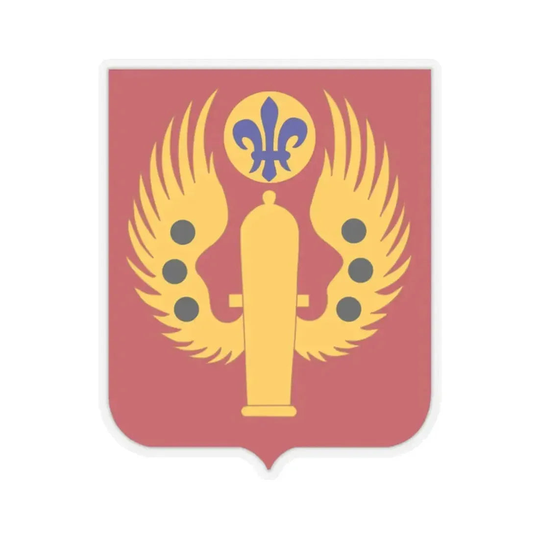 463rd Airborne Field Artillery Battalion 2 (U.S. Army) STICKER Vinyl Kiss-Cut Decal 2 Inch Transparent - The Sticker Space