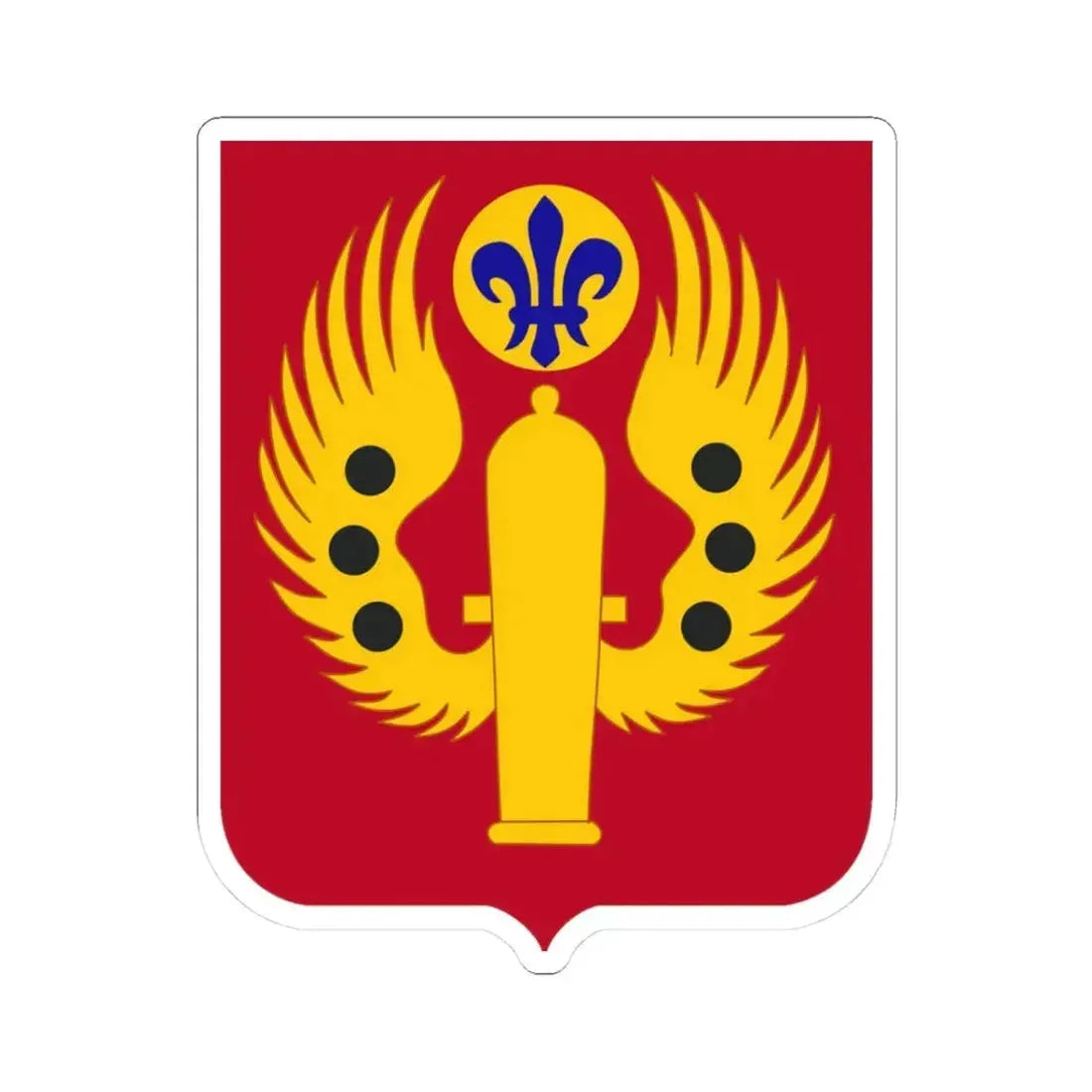 463rd Airborne Field Artillery Battalion 2 (U.S. Army) STICKER Vinyl Kiss-Cut Decal 3 Inch White - The Sticker Space