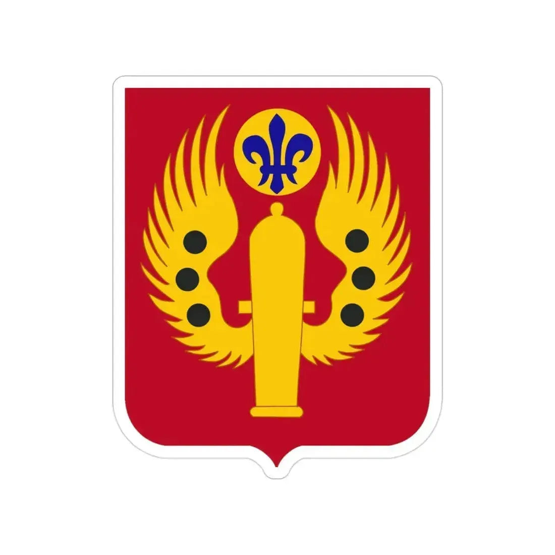 463rd Airborne Field Artillery Battalion 2 (U.S. Army) Transparent STICKER Die-Cut Vinyl Decal 3 Inch - The Sticker Space