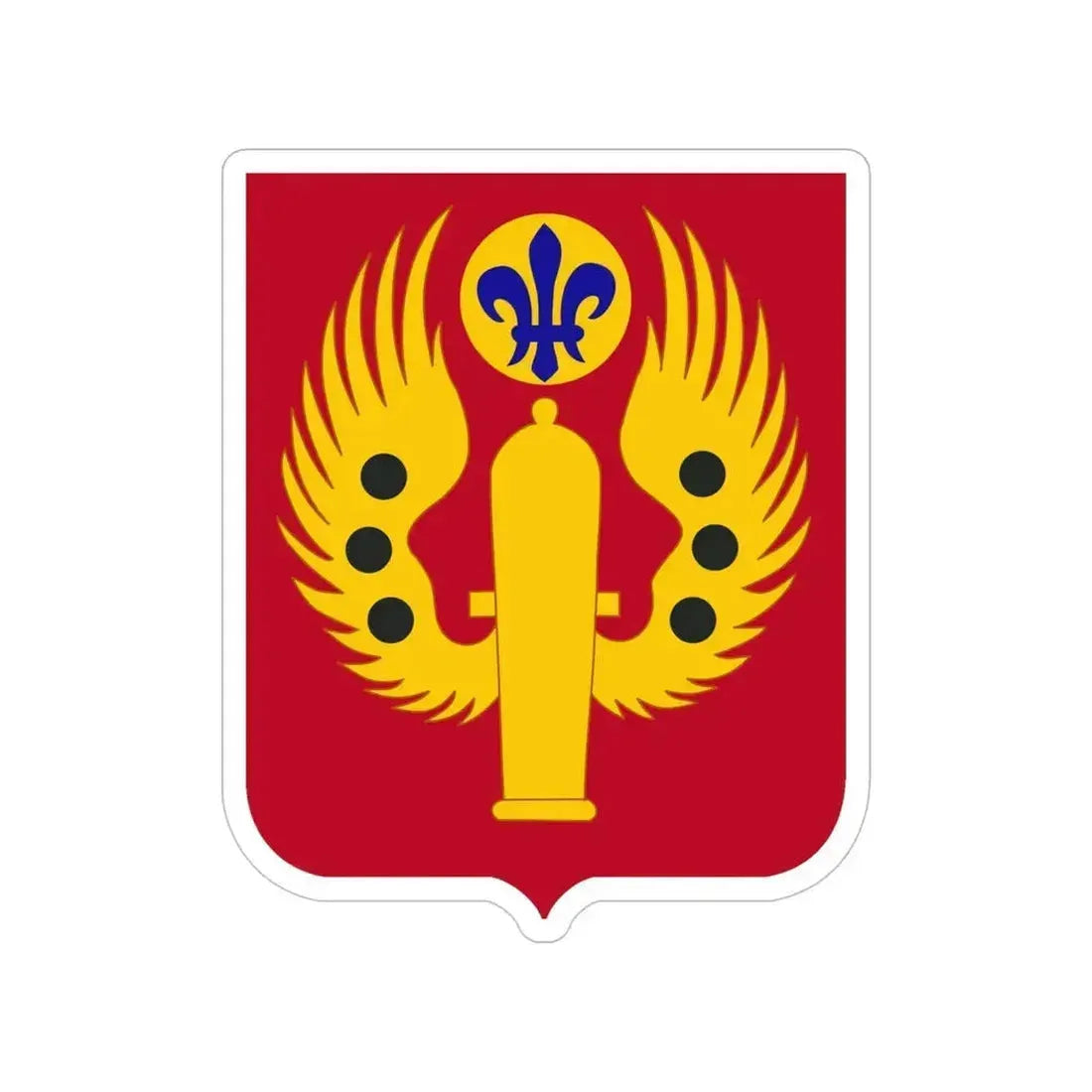 463rd Airborne Field Artillery Battalion 2 (U.S. Army) Transparent STICKER Die-Cut Vinyl Decal 5 Inch - The Sticker Space