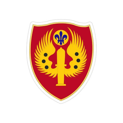 463rd Airborne Field Artillery Battalion (U.S. Army) REVERSE PRINT Transparent Die-Cut STICKER 6 Inch Die-Cut Transparent - The Sticker Space