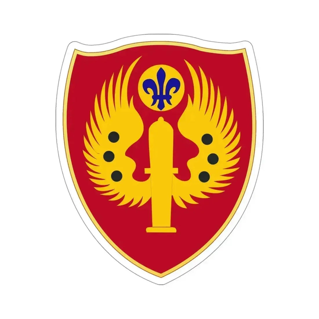 463rd Airborne Field Artillery Battalion (U.S. Army) STICKER Vinyl Die-Cut Decal 4 Inch - The Sticker Space