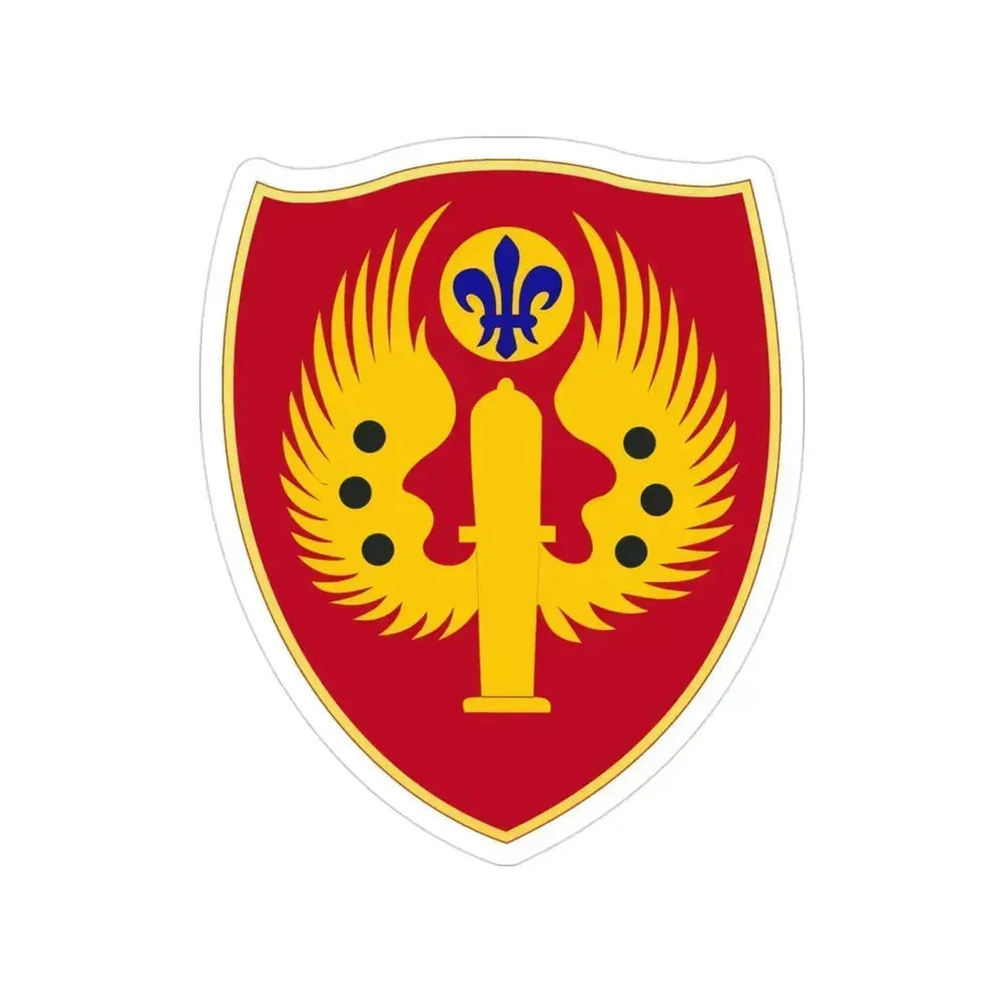 463rd Airborne Field Artillery Battalion (U.S. Army) Transparent STICKER Die-Cut Vinyl Decal 3 Inch - The Sticker Space