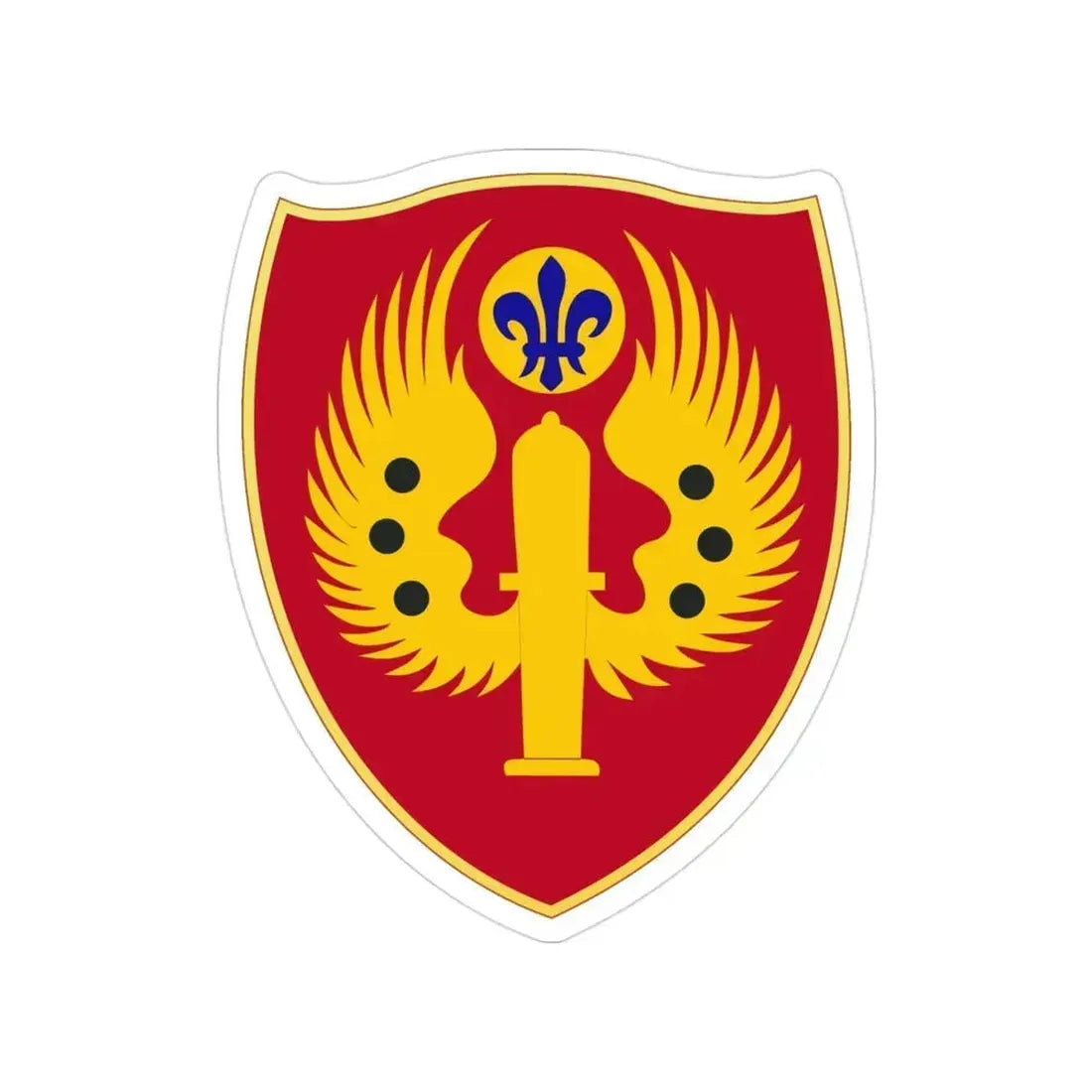 463rd Airborne Field Artillery Battalion (U.S. Army) Transparent STICKER Die-Cut Vinyl Decal 3 Inch - The Sticker Space