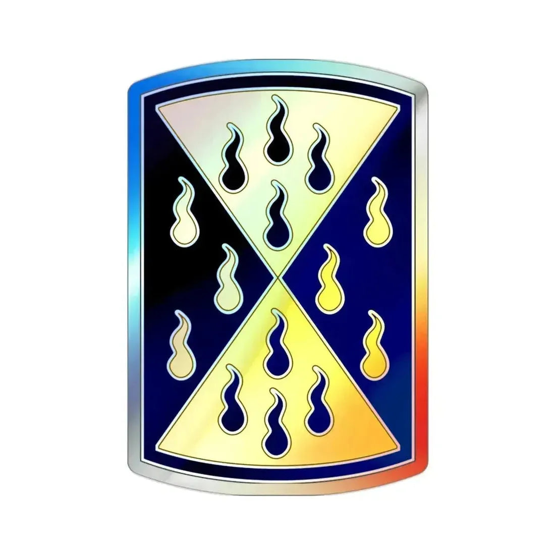 464 Chemical Brigade (U.S. Army) Holographic STICKER Die-Cut Vinyl Decal 2 Inch Holographic - The Sticker Space