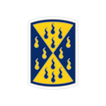 464 Chemical Brigade (U.S. Army) REVERSE PRINT Transparent Die-Cut STICKER 5 Inch Die-Cut Transparent - The Sticker Space