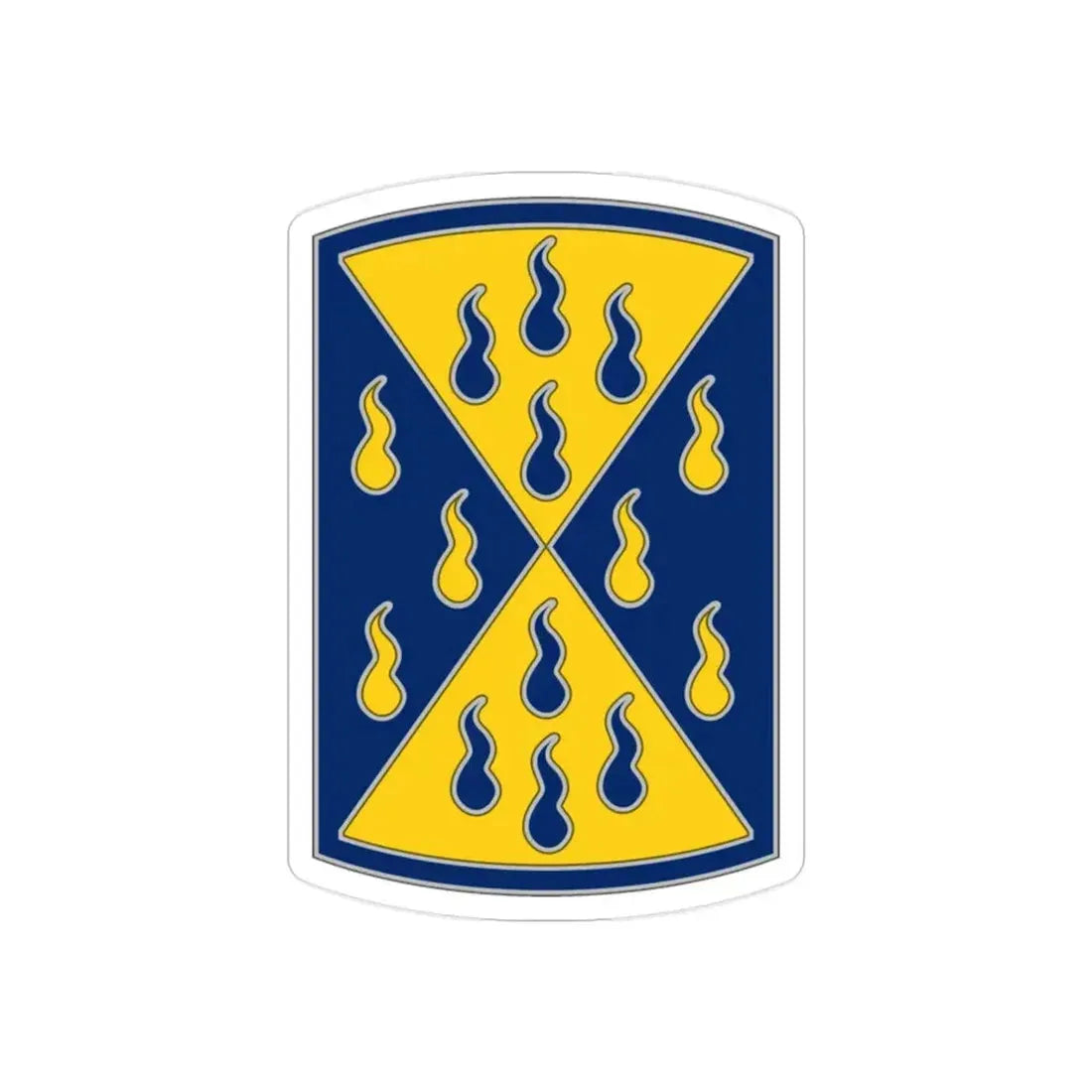 464 Chemical Brigade (U.S. Army) REVERSE PRINT Transparent Die-Cut STICKER - The Sticker Space