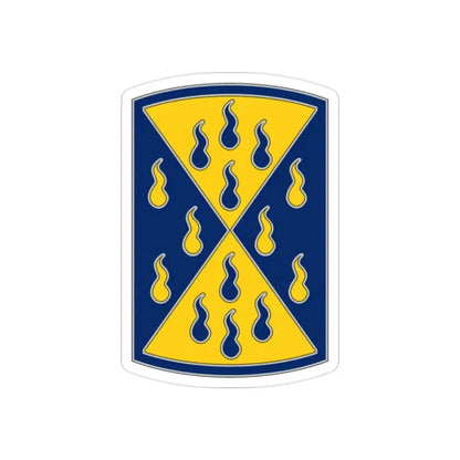 464 Chemical Brigade (U.S. Army) REVERSE PRINT Transparent Die-Cut STICKER - The Sticker Space